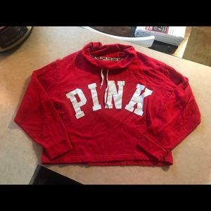 Size Medium Pink crop to sweater